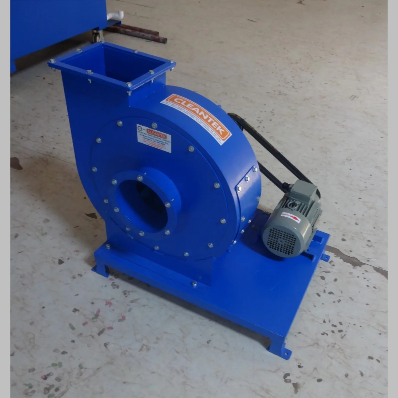 Drying with Cleantek Hot Air Blower System